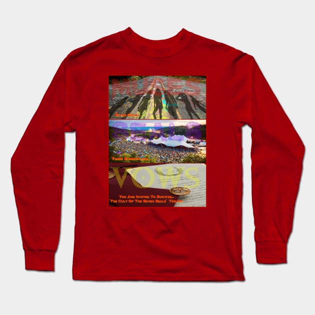 The Seven Seals Horror Trilogy Long Sleeve T-Shirt by Beanietown Media Designs